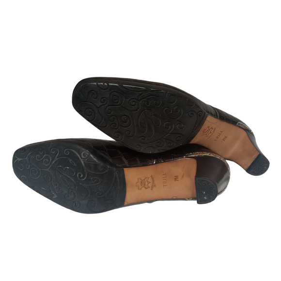 Brighton Trill Patent Leather Ankle Boots Size 7M - Picture 5 of 11